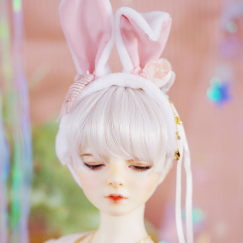 Flower rabbit hairband